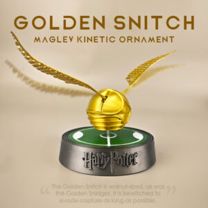 Magnetic Levitation Golden Snitch with Flapping Wings