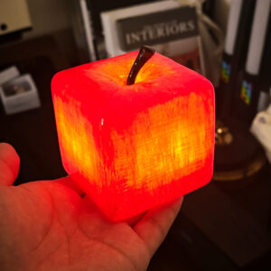 Square Apple Shaped Lamp